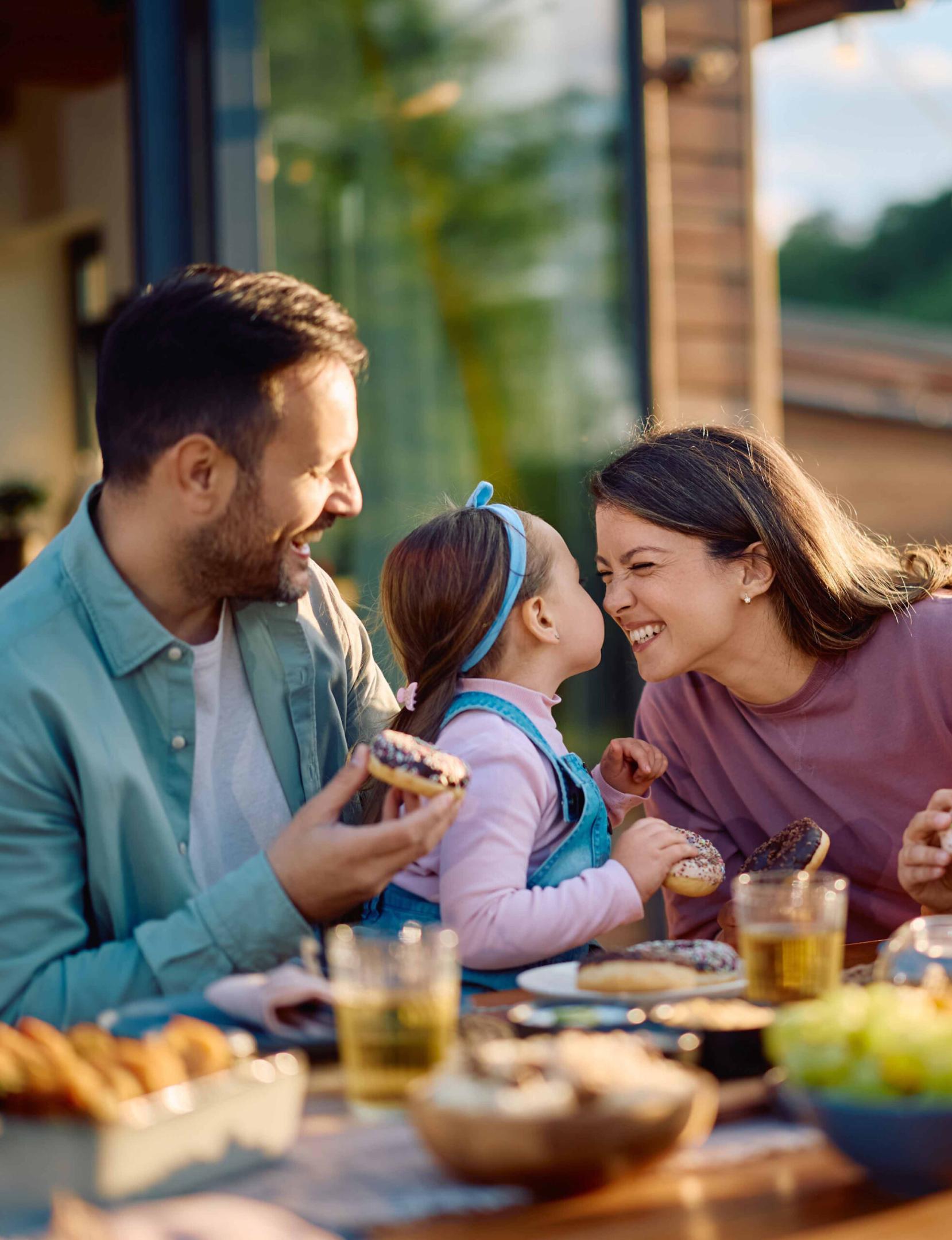 Young Family Celebrating Feast Days